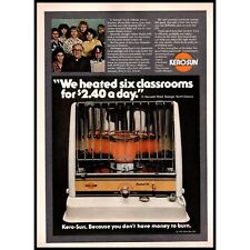 1981 Kero-Sun Kerosene Space Heater Vintage Print Ad Priest Students Wall Art picture