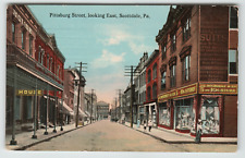 Postcard Vintage Pittsburg Street Looking East in Scottdale, PA McCrorey's picture