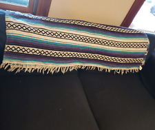 Lot of 2 - Vel Mei Falsa Mexican Blanket Serape Yoga Throw Made in Mexico picture