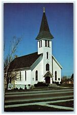 c1950's Immanuel Evangelical Lutheran Church Street View Webster NY Postcard picture