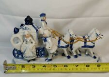 Vintage Horse And Carriage The Vatican Figurine Ornament 5