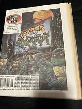 Teenage Mutant Ninja Turtles Comics Buyers Guide 1989 Signed By Kevin Eastman picture