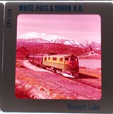 Vintage 35mm Slides White Pass & Yukon Railroad Train Canada Lot of 5 #22413 picture