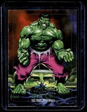1992 Marvel Materpiece Promo RARE Incredible Hulk Joe Jusko #NNO picture
