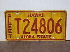1985 Hawaii License Plate Tag Original. picture