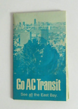 Vintage AC Transit Oakland Bus Routes. T4 picture