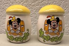 Vintage Disney Royal Orleans Mickey & The Beanstalk Tableware Salt & Pep Shakers picture