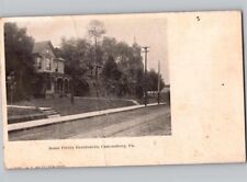 c1905 Pretty Residences Homes Street View Canonsburg Pennsylvania PA Postcard picture