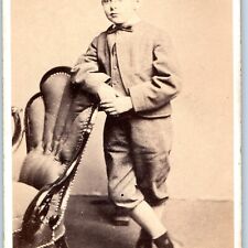 c1870s Manchester, England Handsome Young Man CdV Photo Card Silas Eastham H29 picture