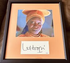 Whoopi Goldberg autographed signed framed with Star Trek Guinan 8x10 photo (JSA) picture