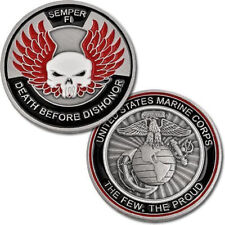 NEW Marine Corps Death Before Dishonor Challenge Coin picture