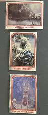 Lot Of 3 1980 Topps Star Wars Empire Strikes Back Cards - YODA picture