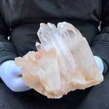 4.02lb Natural Rare White Clear Quartz Cluster Energy Crystal Mineral Specimen  picture