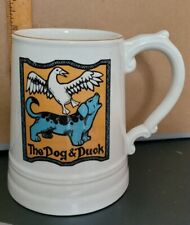 Vintage ENOCH WEDGWOOD THE DOG AND DUCK BEER STEIN MUG picture