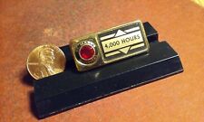 ST MARY'S HOSPITAL Reno Nevada 4000 Hours Lapel Award Pin Gold-Tone & Red Stone picture