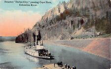 SS Dallas City Cape Horn Columbia River Steamer Ship Early 1900s Vtg Postcard B8 picture