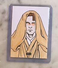 🔥ANAKIN SKYWALKER SKETCH BY KEVIN B. CLEVELAND # 1/1 2023 TOPPS FINEST picture