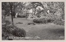 Knoxville, IA - Park RPPC - Vintage Marion County, Iowa Real Photo Postcard picture