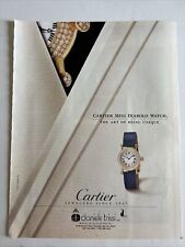 1994 Cartier: Mini Diabolo Watch Art of Being Unique Vintage Print Ad picture