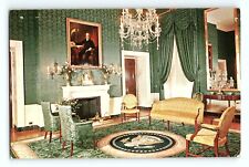 The Green Room White House Washington D.C. Vintage Postcard picture