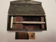 Antique Enders Dollar Safety Razor In Original Case With Extra Blade picture