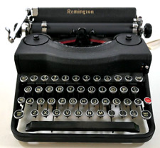 Remington Portable Model 1 Typewriter - 1937 - P106300 - with Key, Case & Papers picture
