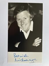 Michael Aspel - TV Presenter - Original Hand Signed Autograph picture