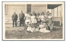 RPPC Cranston 50th Anniversary Family Reunion NE Nebraska? Real Photo Postcard picture