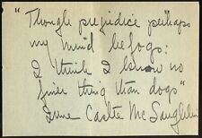 Irene Castle d1969 signed autograph auto 4x6 Cut American Ballroom Dancer picture