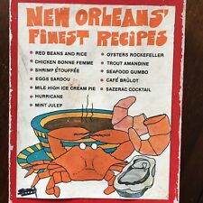 Kathleen Norris Cook New Orleans' Finest Recipes Cards and Envelopes 1973 picture