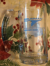 VINTAGE GRUMMAN  Glass Mug  5.5