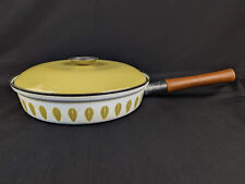 Vintage Mid Century Cathrineholm Lotus Enamelware Skillet Frying Pan Cookware picture