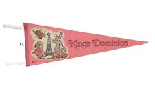 Vintage Kings Dominion Amusement Park Virginia VA Flag Pennant Scooby Doo picture