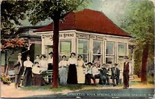 Postcard Lithiated Soda Spring in Excelsior Springs, Missouri picture