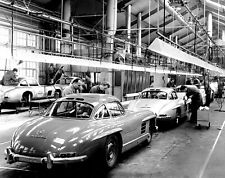 1954 Mercedes-Benz 300SL Gullwing Coupe Factory ASSEMBLY LINE Picture Photo 8x10 picture