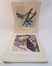 Set of 36 Leach Lithographs Illustrations Airplanes 1950's 1960's 14