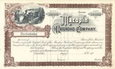 Macopin Railroad Co. - Unissued Railroad Stock Certificate - Railroad Stocks picture