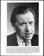 David Frost Original 1990s PBS TV Promo Photo Talking With David Frost  picture