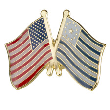 USA and LDS Flags Lapel Pin FREE USA SHIPPING SHIPS FREE FROM THE USA ZQ-75A picture