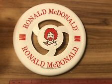 Vintage Ronald McDonald/ Coca-Cola Pocket Flyer/ Frisbee, McDonald’s Promo, 1980 picture