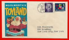 1950s Woolworth's Santa Claus ad Featured on Collector's Xmas Envelope *XS1372 picture