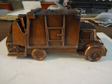 RARE VINTAGE GARWOOD LOAD PACKER GARBAGE TRUCK BANK BY BANTHRICO NO KEY picture