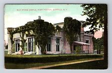 Buffalo NY-New York, Old Stone Castle, Fort Porter Vintage Souvenir Postcard picture