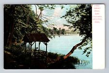 Bristol CT-Connecticut, Summer House, Lake Compounce, Antique, Vintage Postcard picture