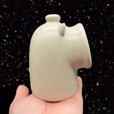 Ceramic Pig House Kitchen Scrubby Sponge Holder Light Brown Container 5”T 2.5”W picture