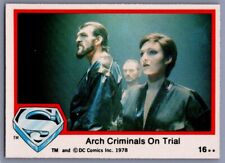 1978 Topps Superman The Movie Arch Criminals on Trial #16 picture