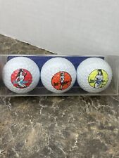 Vintage Las Vegas Nude Woman Three Pack Set of Golf Balls Souvenir Pro USA Balls picture