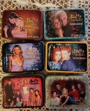 BUFFY THE VAMPIRE SLAYER MINI LUNCH BOX TIN WITH BUBBLE GUM SET OF 6 picture