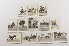 (12) Circa 1930s O'Neill Rodeo B&W Photos Leo Murray Cliff Helms Steer Bronco picture