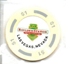 Boulder Station Casino 1 Dollar Casino Chip as pictured picture